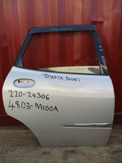Used Toyota Duet DOOR SHELL REAR RIGHT